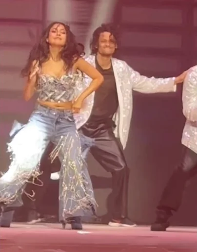 Jagat Rawal with Shehnaaz Gill